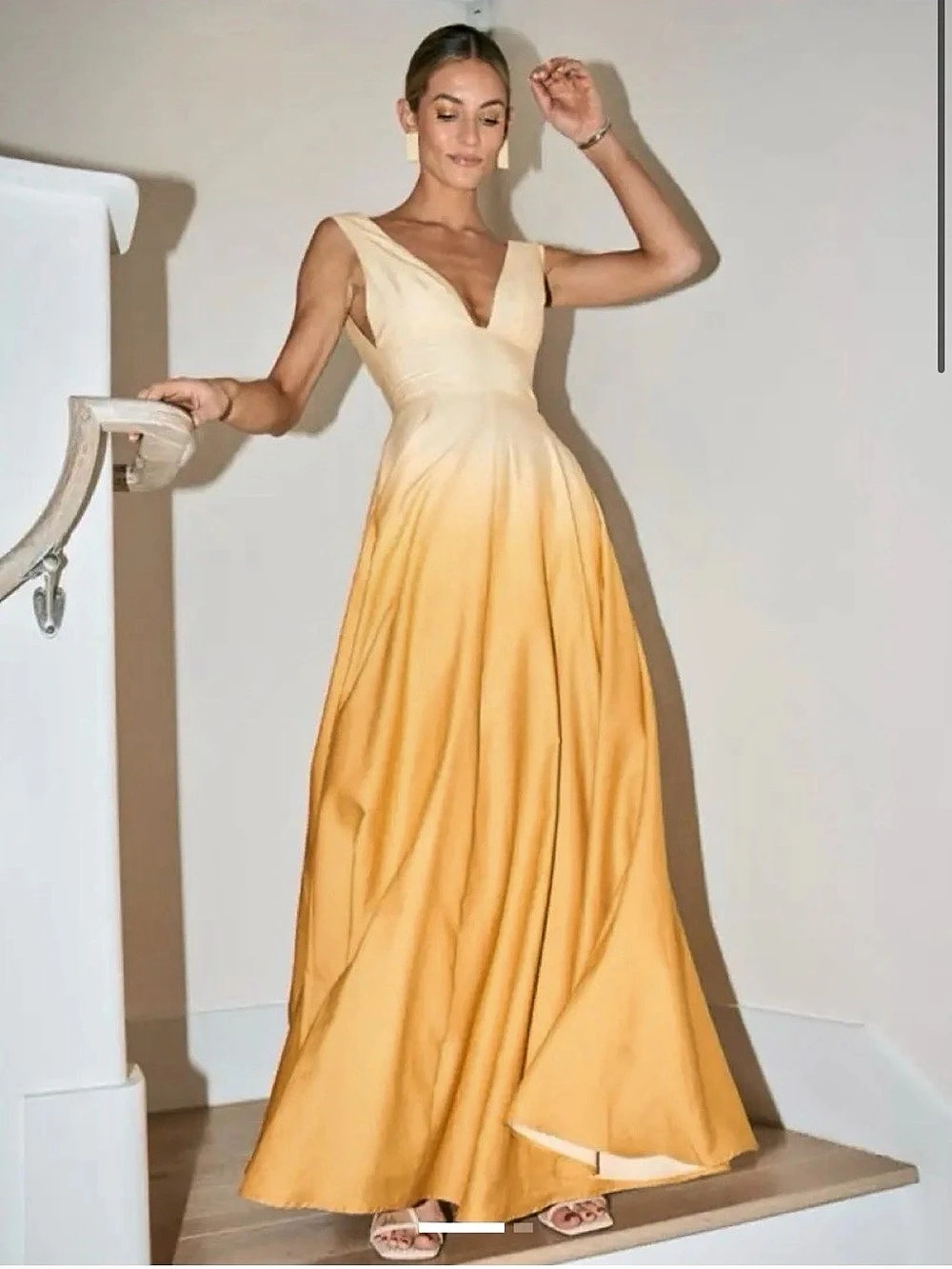 NWT Antonio Melani MG Collab Ombré Maxi Dress - 4